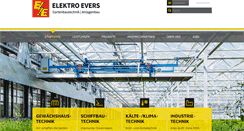 Desktop Screenshot of elektro-evers.com