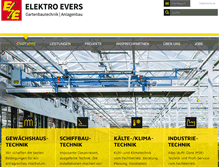 Tablet Screenshot of elektro-evers.com